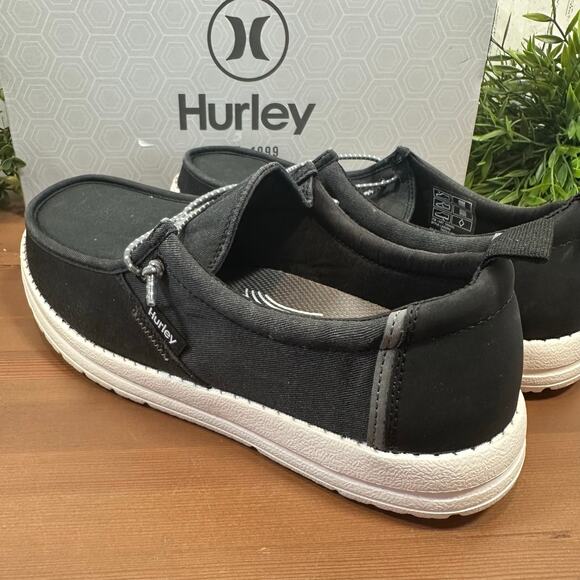 Hurley Men's Laguna Black Lightweight Memory Foam Casual Shoes Size 8 - Picture 5 of 10
